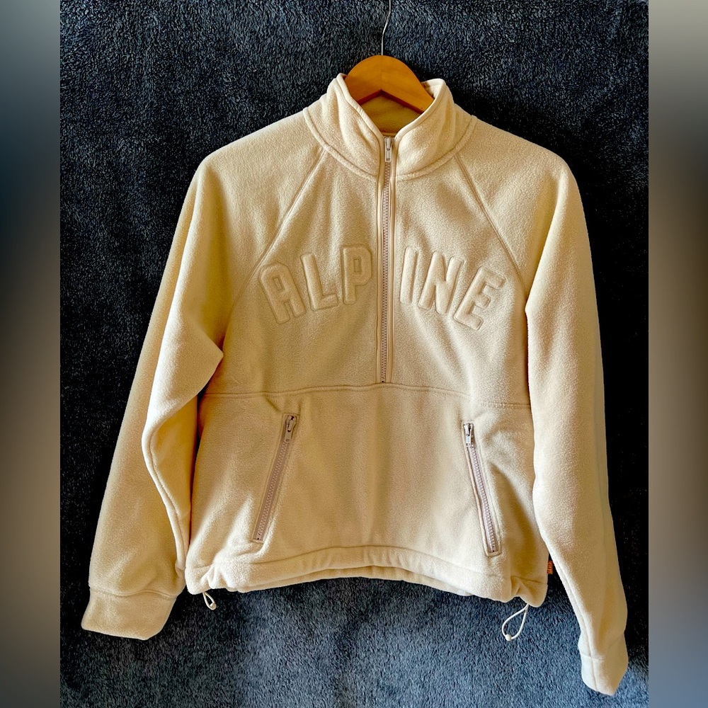 LEVI’S GOLD TAB™ SUMMIT 1/4 ZIP SWEATSHIRT. SIZE: SMALL